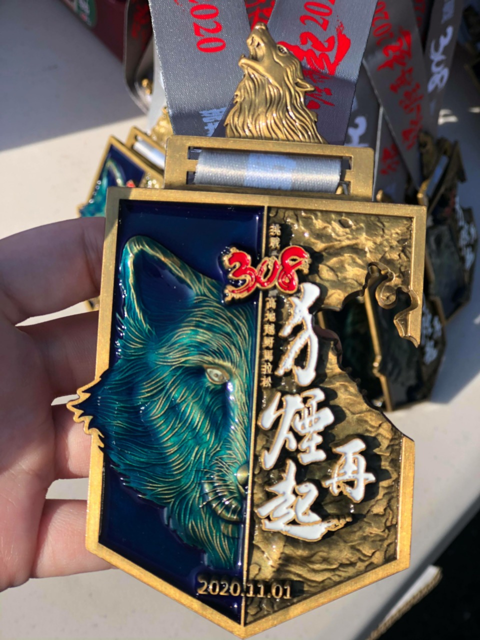 台南308 高地越野馬拉松 - 客製化獎牌 - 2025 文洋獎盃 124476839 365091541610641 10230563712415443 n - 2025 文洋獎盃