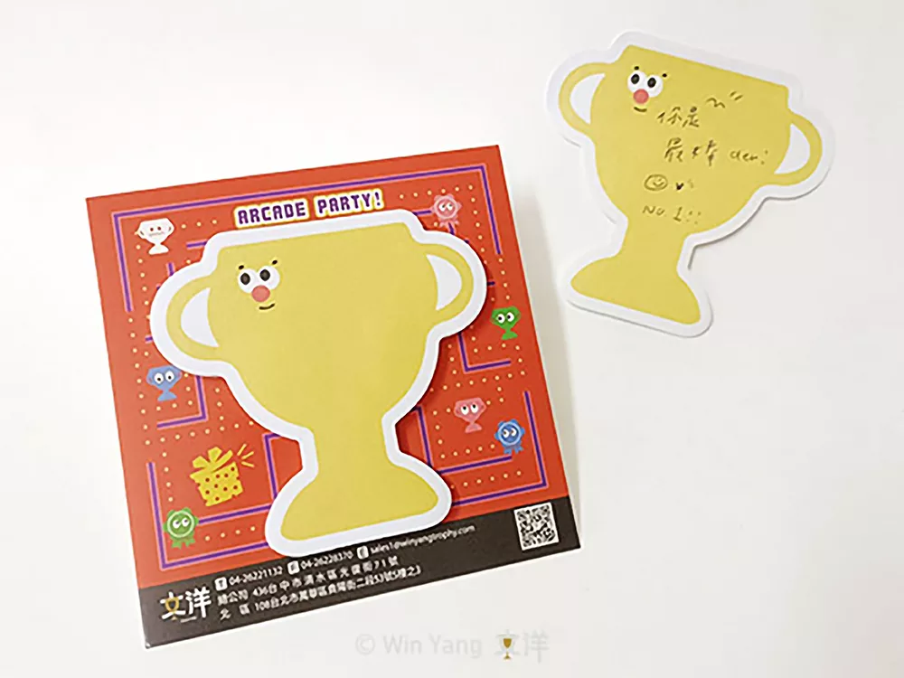 2025蛇年文洋禮品_客製化獎盃造型便利貼