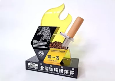 最新消息 - 2025 文洋獎盃 台灣精品咖啡競賽獎盃,6款異材質客製化獎盃設計細節大公開