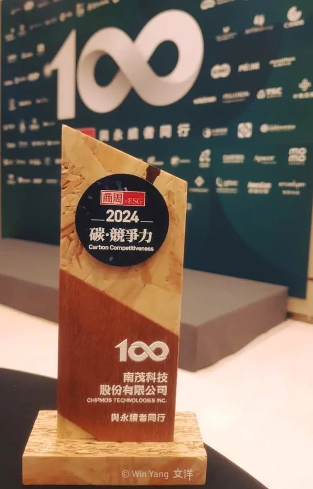 文洋獎盃團隊設計2024商業週刊減碳競爭力100強環保獎盃